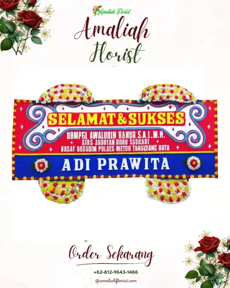 Papan Bunga Ucapan Selamat Sinomwidodo